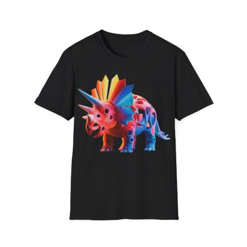 Triceratops Unisex Softstyle T-Shirt - Image 5