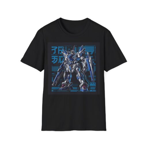Softstyle Tee with Japanese Super Robot Graphic - Macross and Gundam Inspired Shirt