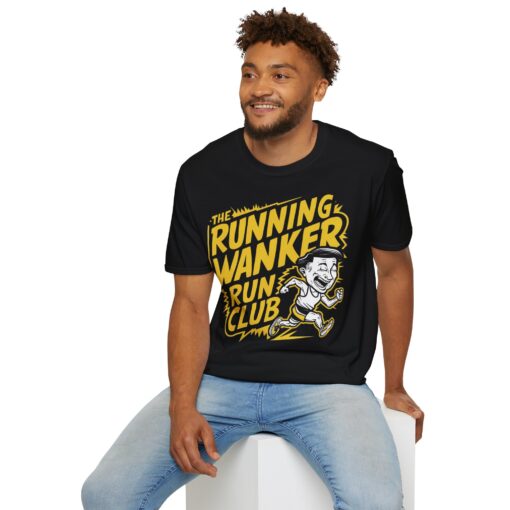 Running Wanker Run Club Softstyle Graphic T-Shirt - Humorous Running Shirt - Funny Jogging Top - Active Lifestyle Apparel - Image 6