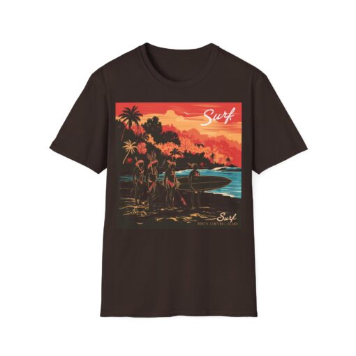 Surf North Sentinel Island Unisex Softstyle T-Shirt