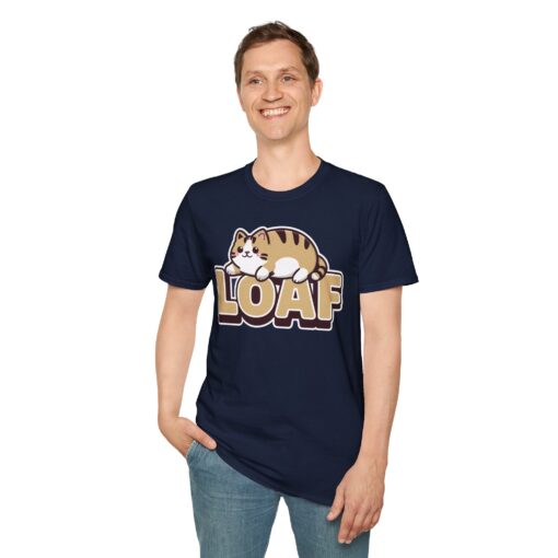 Kawaii Cat Loaf Graphic Tee - Adorable Unisex Softstyle Shirt - Image 4