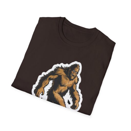 Magical Sasquatch Softstyle Graphic Tee - Mythical Forest Shirt - Image 2