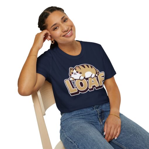 Kawaii Cat Loaf Graphic Tee - Adorable Unisex Softstyle Shirt - Image 5