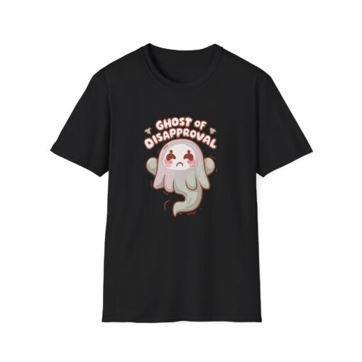 Kawaii Ghost of Disapproval Softstyle Tee - Cute Graphic T-Shirt