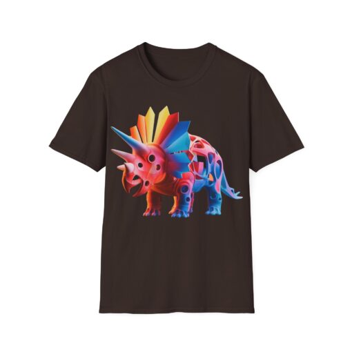 Triceratops Unisex Softstyle T-Shirt - Image 9