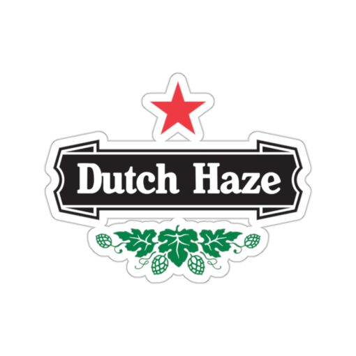 Dutch Haze Cannabis Sticker - Premium Quality Vinyl Decal for Weed Enthusiasts - Kiss-Cut Stickers - Image 4