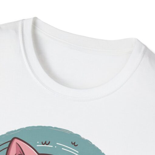 Sad Kitty Unisex Softstyle T-Shirt - Image 3