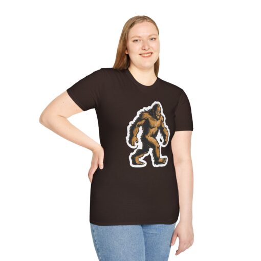 Magical Sasquatch Softstyle Graphic Tee - Mythical Forest Shirt - Image 3