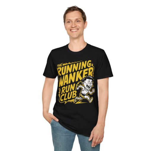 Running Wanker Run Club Softstyle Graphic T-Shirt - Humorous Running Shirt - Funny Jogging Top - Active Lifestyle Apparel - Image 4