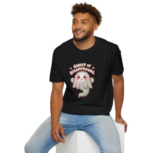 Kawaii Ghost of Disapproval Softstyle Tee - Cute Graphic T-Shirt - Image 6