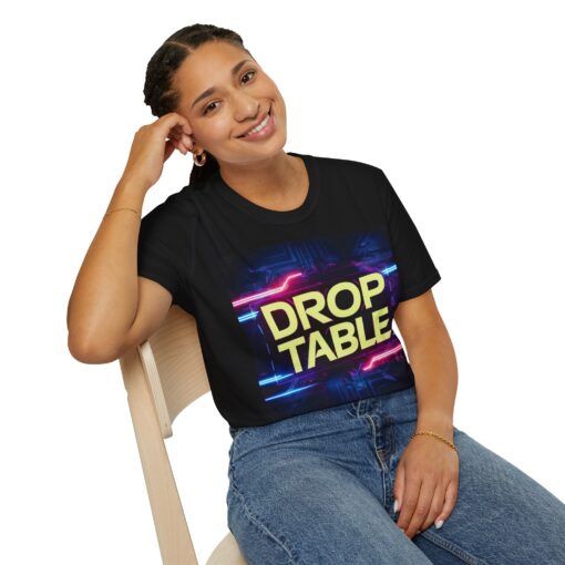 Programmer Humor Shirt - "Drop Table" SQL Injection Graphic Tee - Image 5