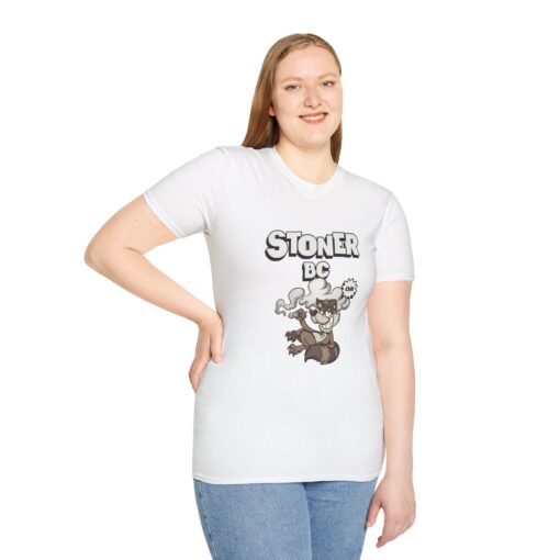 Toasted Raccoon Stoner BC - Unisex Softstyle T-Shirt - Image 4