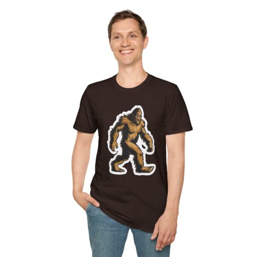 Magical Sasquatch Softstyle Graphic Tee - Mythical Forest Shirt - Image 4