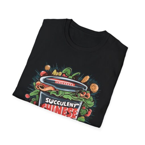 Takeaway Food Container 'Succulent Chinese Meal' Graphic Tee - Unisex Softstyle T-shirt - Image 2