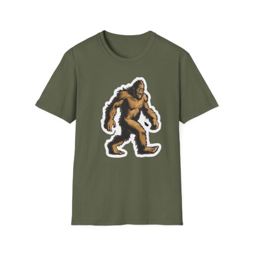 Magical Sasquatch Softstyle Graphic Tee - Mythical Forest Shirt - Image 7
