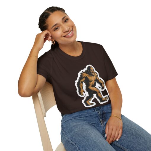 Magical Sasquatch Softstyle Graphic Tee - Mythical Forest Shirt - Image 5