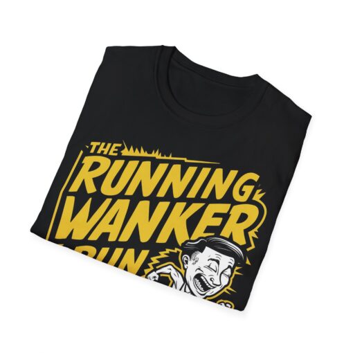Running Wanker Run Club Softstyle Graphic T-Shirt - Humorous Running Shirt - Funny Jogging Top - Active Lifestyle Apparel - Image 2