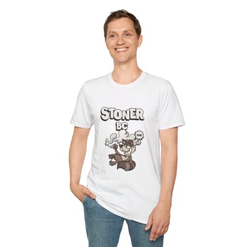 Toasted Raccoon Stoner BC - Unisex Softstyle T-Shirt - Image 5