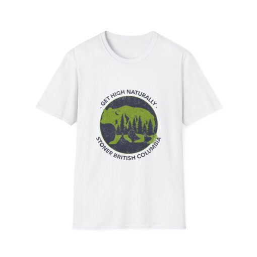 Get High Naturally, Stoner BC - Unisex Softstyle T-Shirt