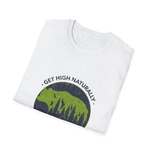 Get High Naturally, Stoner BC - Unisex Softstyle T-Shirt - Image 3