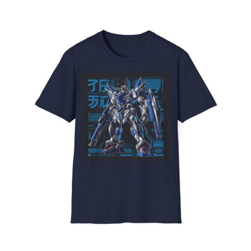 Softstyle Tee with Japanese Super Robot Graphic - Macross and Gundam Inspired Shirt - Image 7