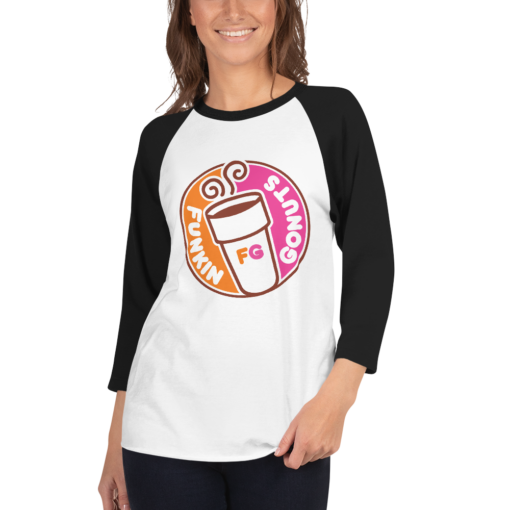 Funkin Gonuts 3/4 sleeve raglan shirt - Image 12