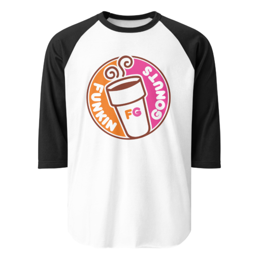 Funkin Gonuts 3/4 sleeve raglan shirt - Image 8