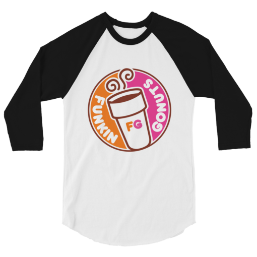 Funkin Gonuts 3/4 sleeve raglan shirt - Image 11