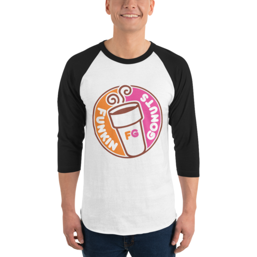 Funkin Gonuts 3/4 sleeve raglan shirt - Image 10