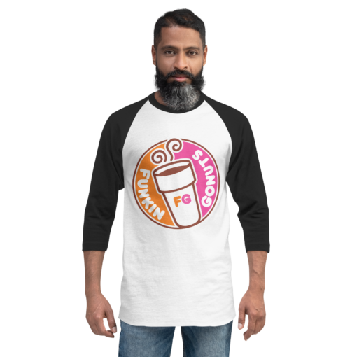 Funkin Gonuts 3/4 sleeve raglan shirt - Image 9