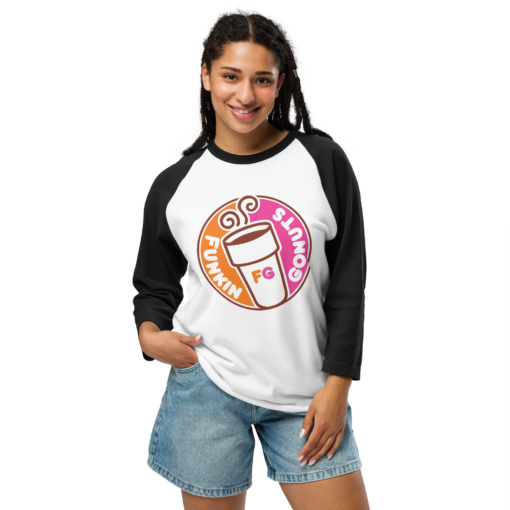 Funkin Gonuts 3/4 sleeve raglan shirt - Image 7