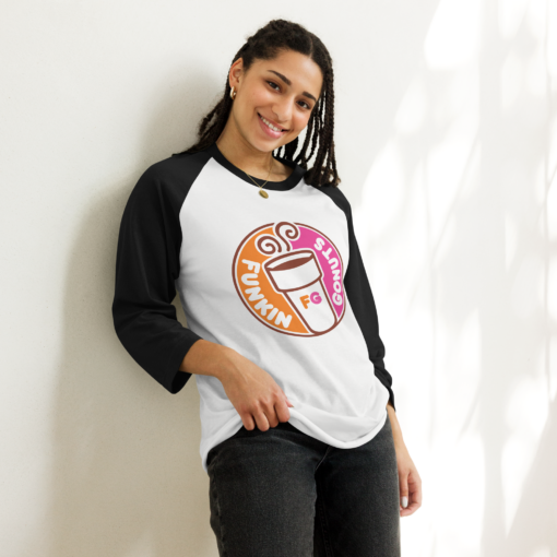 Funkin Gonuts 3/4 sleeve raglan shirt - Image 5