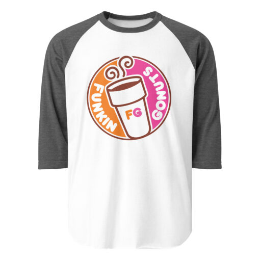 Funkin Gonuts 3/4 sleeve raglan shirt