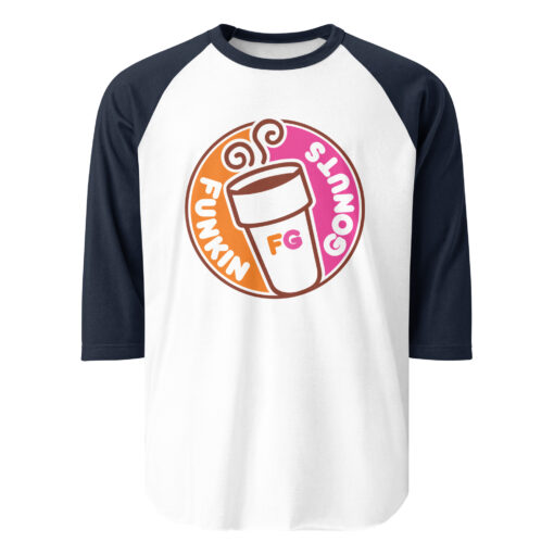 Funkin Gonuts 3/4 sleeve raglan shirt - Image 3