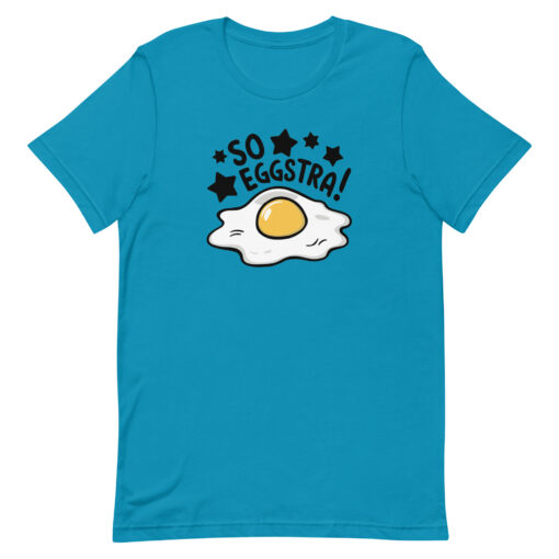 So Eggstra!" Egg Print Unisex Graphic Tee - Fun Eggcellent Shirt for Everyone - Image 49