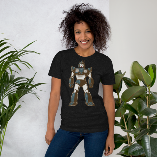 Mecha Rainbow: Super Japanese Robot Illustrated T-shirt - Colorful Mecha Design - Unique Anime Inspired Tee - Image 8