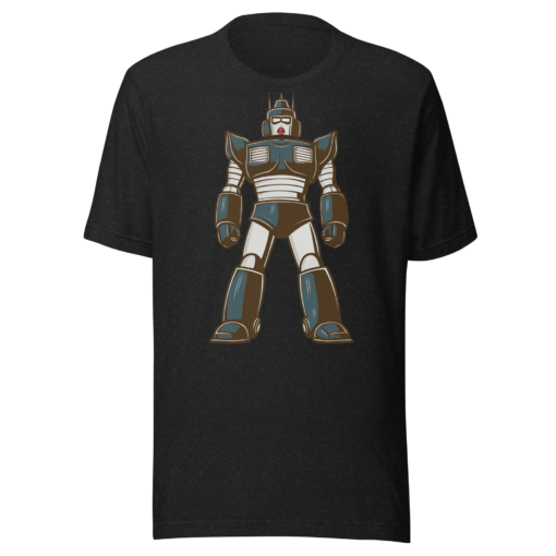 Mecha Rainbow: Super Japanese Robot Illustrated T-shirt - Colorful Mecha Design - Unique Anime Inspired Tee