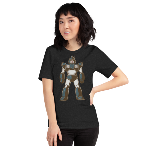 Mecha Rainbow: Super Japanese Robot Illustrated T-shirt - Colorful Mecha Design - Unique Anime Inspired Tee - Image 4