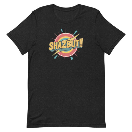 Shazbut Graphic Tee - Retro Text Design Shirt for Vintage Vibes - Image 8