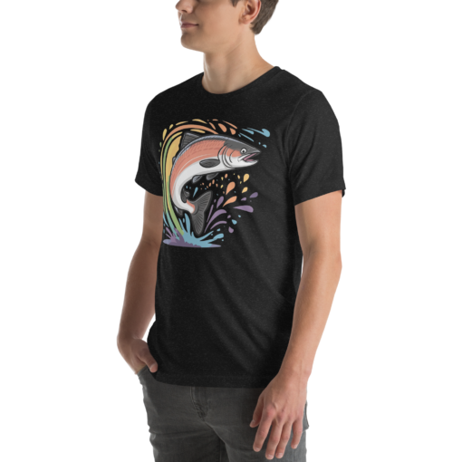 Rainbow Trout - Unisex t-shirt - Image 3