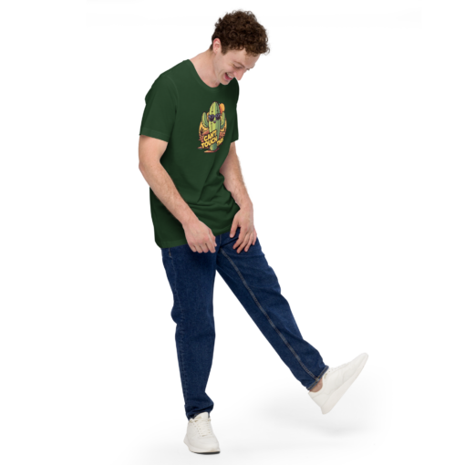 Funny Cartoon Cactus Graphic Tee - Cant Touch This Shirt - Image 108