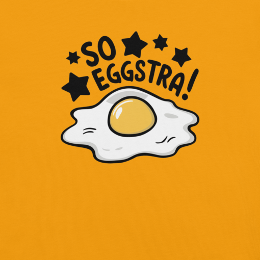 So Eggstra!" Egg Print Unisex Graphic Tee - Fun Eggcellent Shirt for Everyone - Image 15