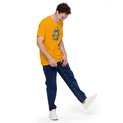 Funny Cartoon Cactus Graphic Tee - Cant Touch This Shirt - Image 8