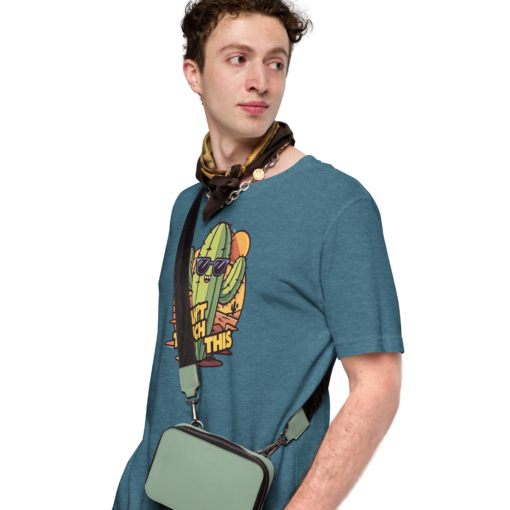 Funny Cartoon Cactus Graphic Tee - Cant Touch This Shirt - Image 45