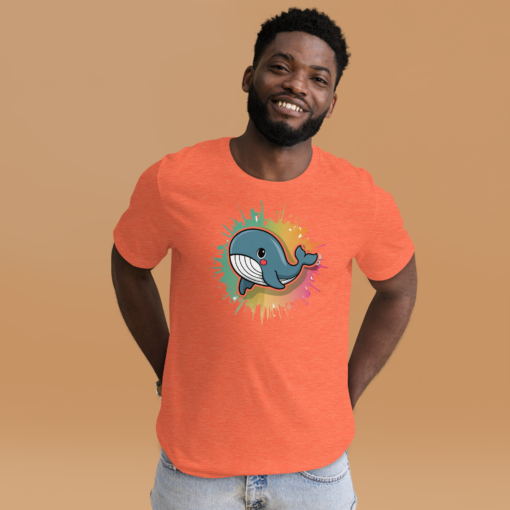 Whimsical Kawaii Whale Graphic Tee - Adorable Ocean Lover's T-Shirt - Cute & Playful Whale Design - Image 33