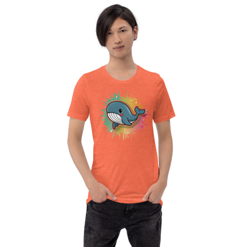 Whimsical Kawaii Whale Graphic Tee - Adorable Ocean Lover's T-Shirt - Cute & Playful Whale Design - Image 37