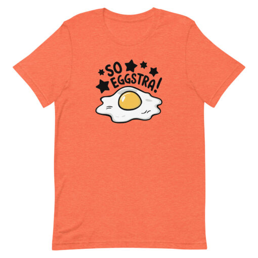 So Eggstra!" Egg Print Unisex Graphic Tee - Fun Eggcellent Shirt for Everyone - Image 51