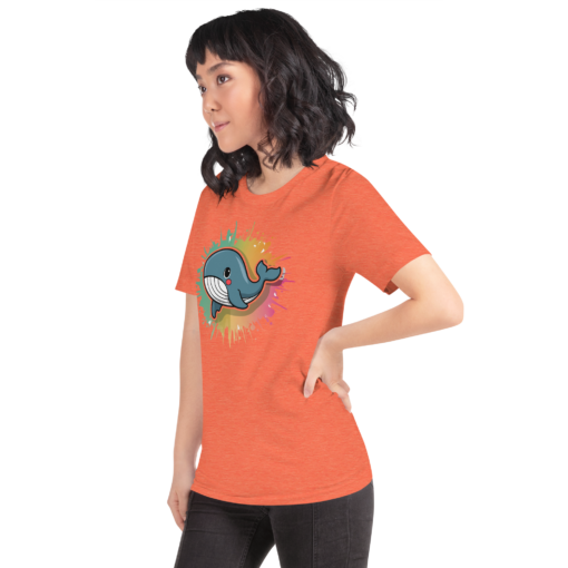 Whimsical Kawaii Whale Graphic Tee - Adorable Ocean Lover's T-Shirt - Cute & Playful Whale Design - Image 46