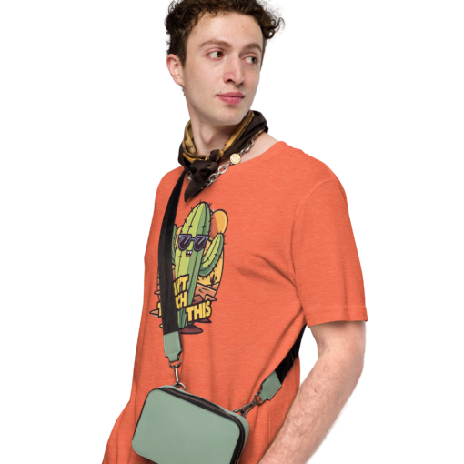 Funny Cartoon Cactus Graphic Tee - Cant Touch This Shirt - Image 25