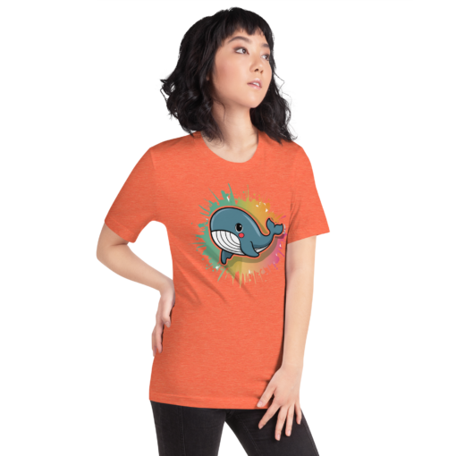 Whimsical Kawaii Whale Graphic Tee - Adorable Ocean Lover's T-Shirt - Cute & Playful Whale Design - Image 41